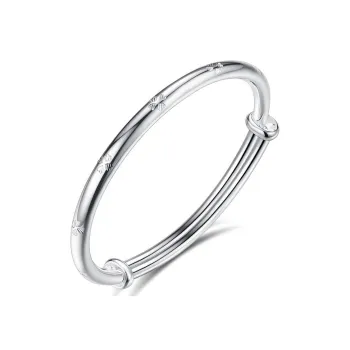 QUIET LOVE S999 Fine Silver Bangles Women's