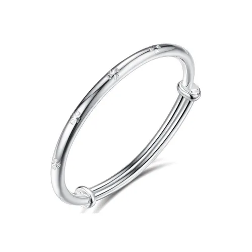 QUIET LOVE S999 Fine Silver Bangles Women's