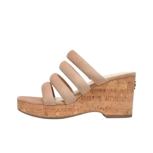 SAM EDELMAN Abrasion Resistant Slide Slippers Women's Caramel