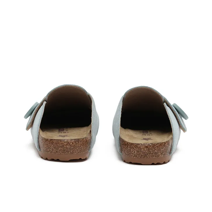 MASOOMAKE Rubber Sole Embroidery Closed Toe Slippers Women's-9