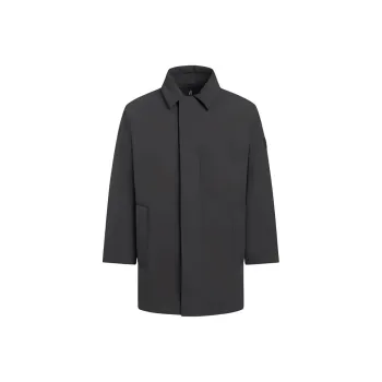 Hush Puppies Puffer Jacket Men's Pitch Black