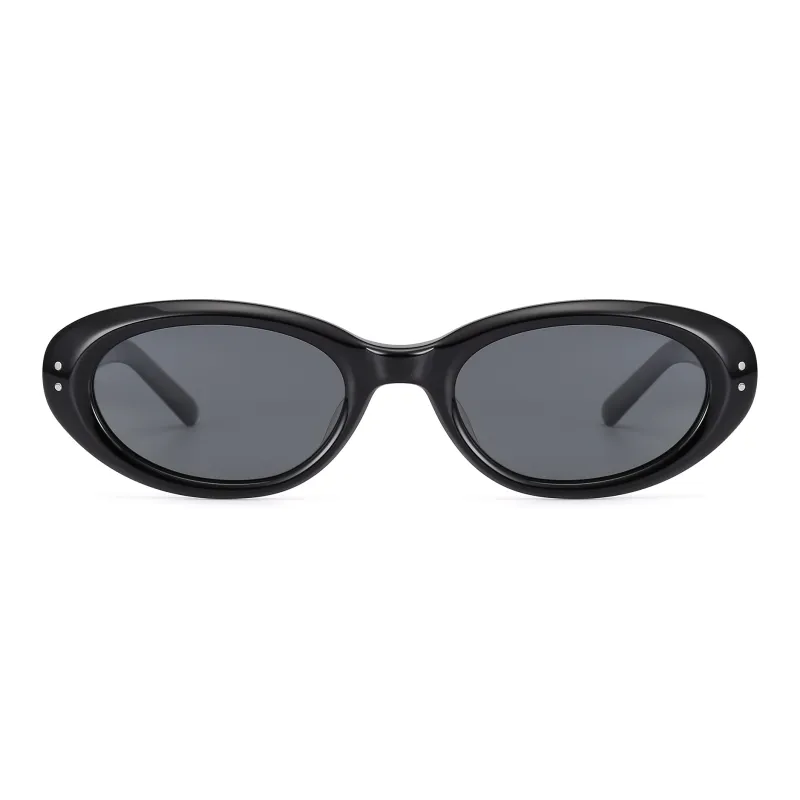 PULAIS TR/Memory Plastic Cat Eye Sunglasses Unisex-2