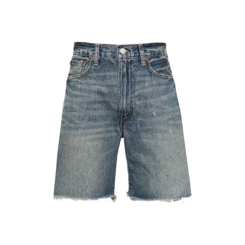 Polo Ralph Lauren Distressed Denim Shorts-0