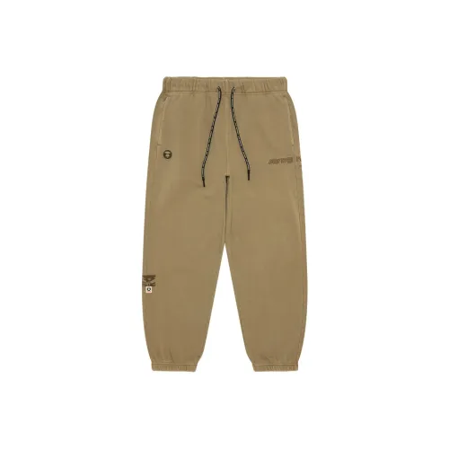 Aape Logo embroidered Cotton Track Pants
