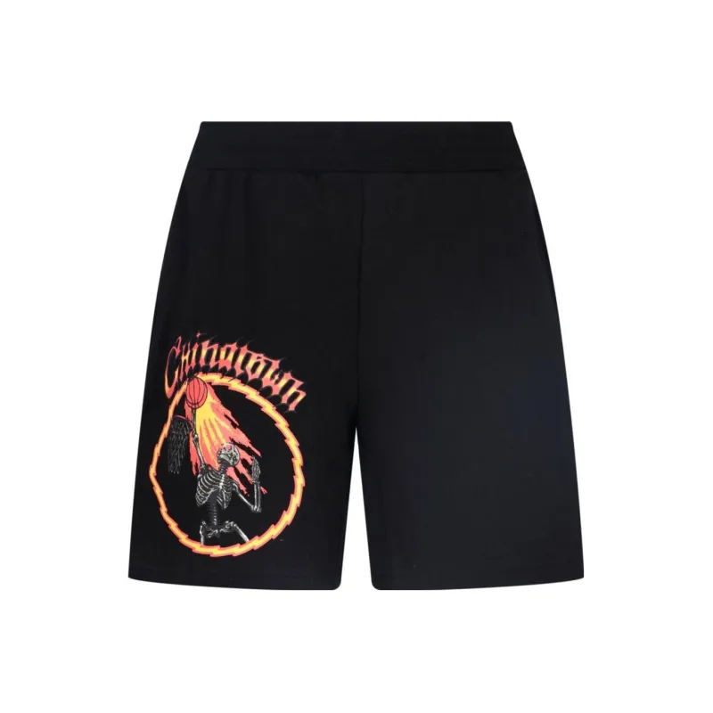 Chinatown Market Casual Shorts Men Black-0
