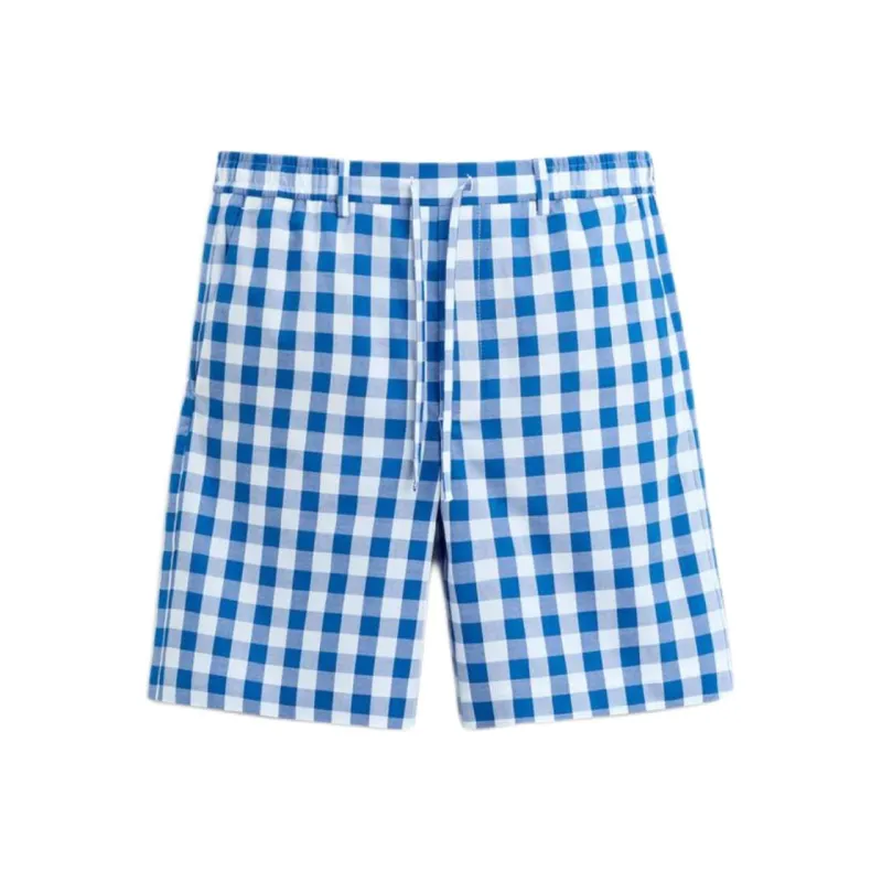 ZARA Casual Shorts Men Blue-0