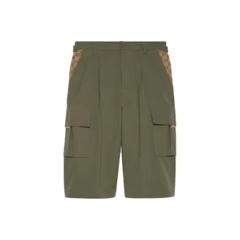 GUCCI Logo Detailed Cargo Shorts