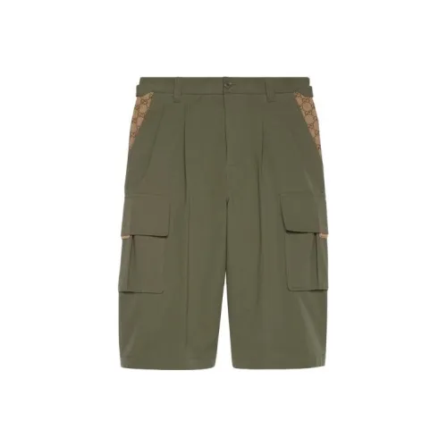 GUCCI Logo Detailed Cargo Shorts