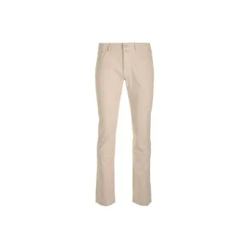 JACOB COHEN Barb Logo Patch Slim Cut Trousers