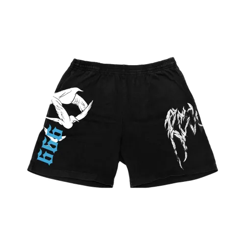 Revenge Juice Wrld 999 Dove Shorts
