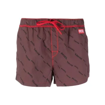 DIESEL Casual Shorts Men Brown Red