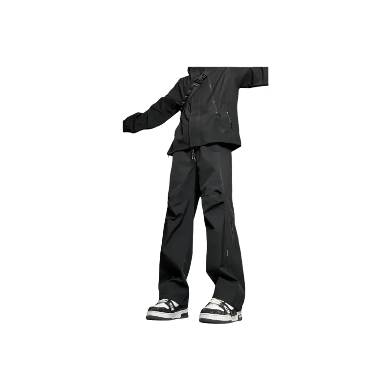 FA2LO Casual Pants Unisex Black-0