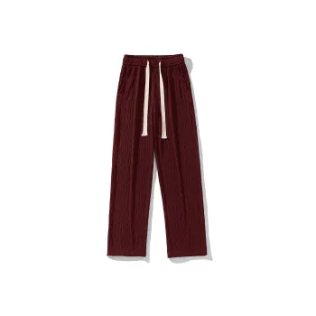 KETE ADER Casual Pants Unisex Angora Red