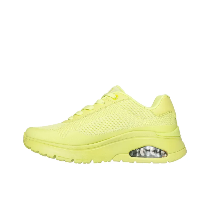 Skechers Uno Flex Spring On Air Anti Slip Wear Resistant Low Top Casual Shoes Women's Yellow-2