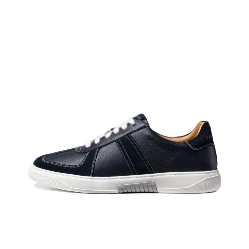THOM WILLS Classic Vintage German Army Trainers Stylish Skateboarding Shoes Men's Dark Blue