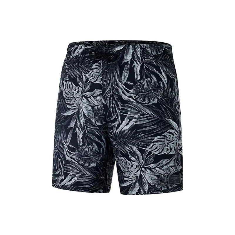 Speedo Swimming Shorts Men Gray/White-0