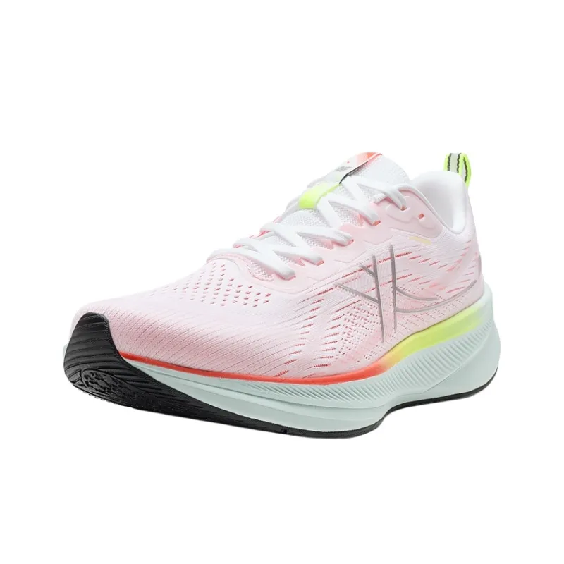 XTEP 6.0 Speed Cushioning, Wear Resistant Low Top Casual Training Running Shoes Men's Classic White Laser Red-1