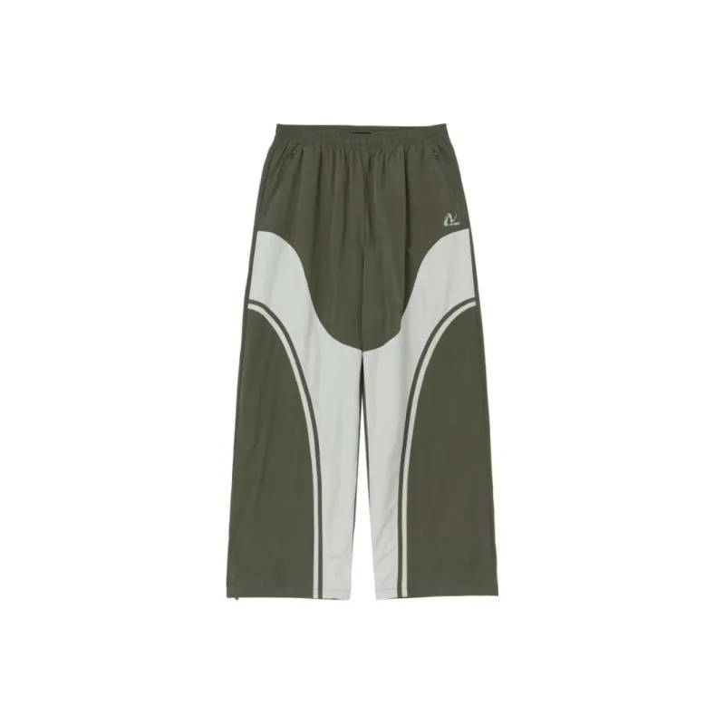 Nerdy Casual Pants Unisex Army Green-0