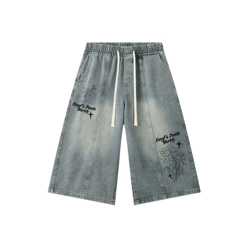 Kung Fu Panda Denim Shorts Unisex-6