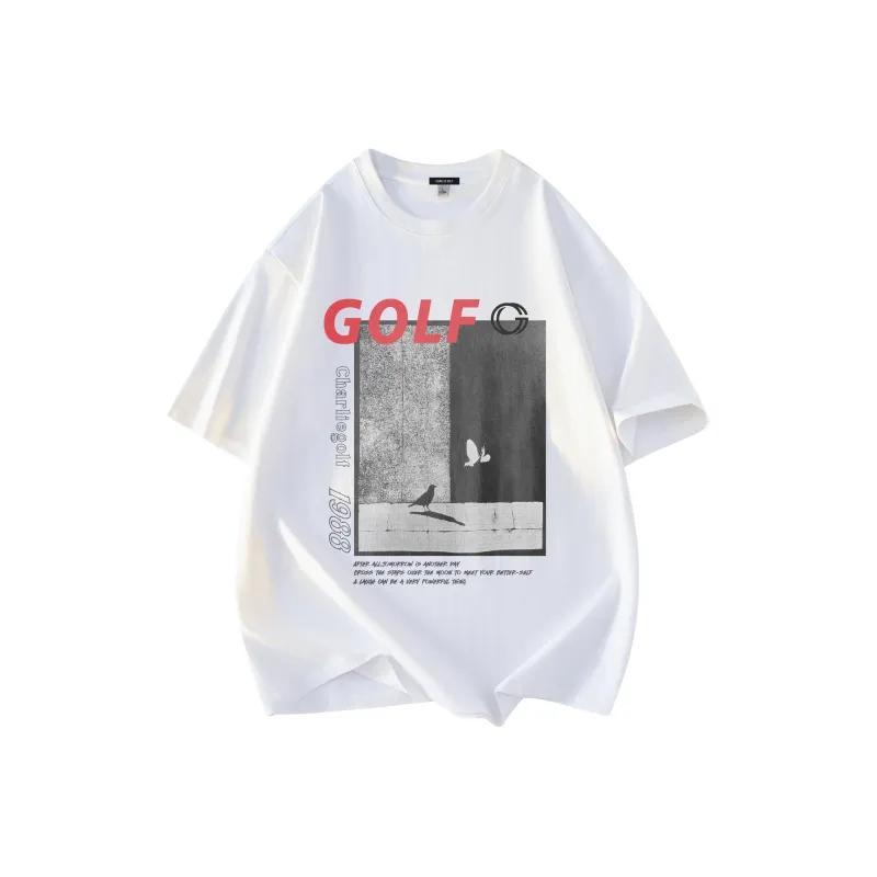 CHARLIE GOLF T Shirt Unisex Black-2