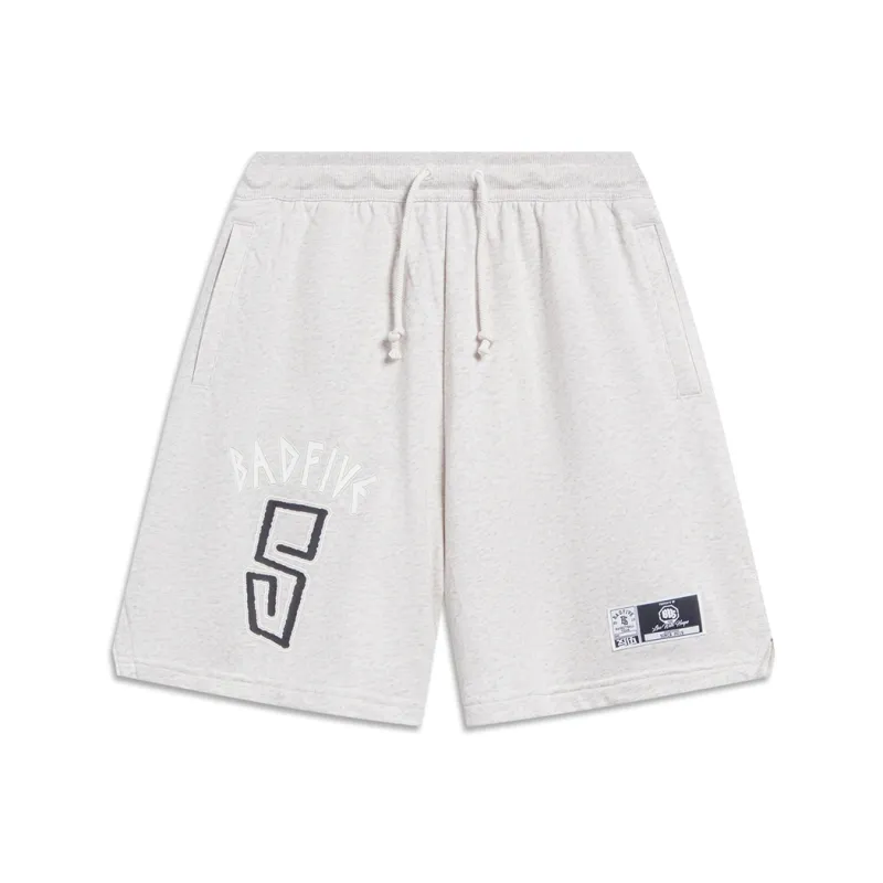 LiNing Badfive 1 Casual Shorts Men's Heather Gray Tile Gray-0