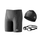Clothing Sets (Swimming Shorts+Swim Goggles+Swimming Cap)