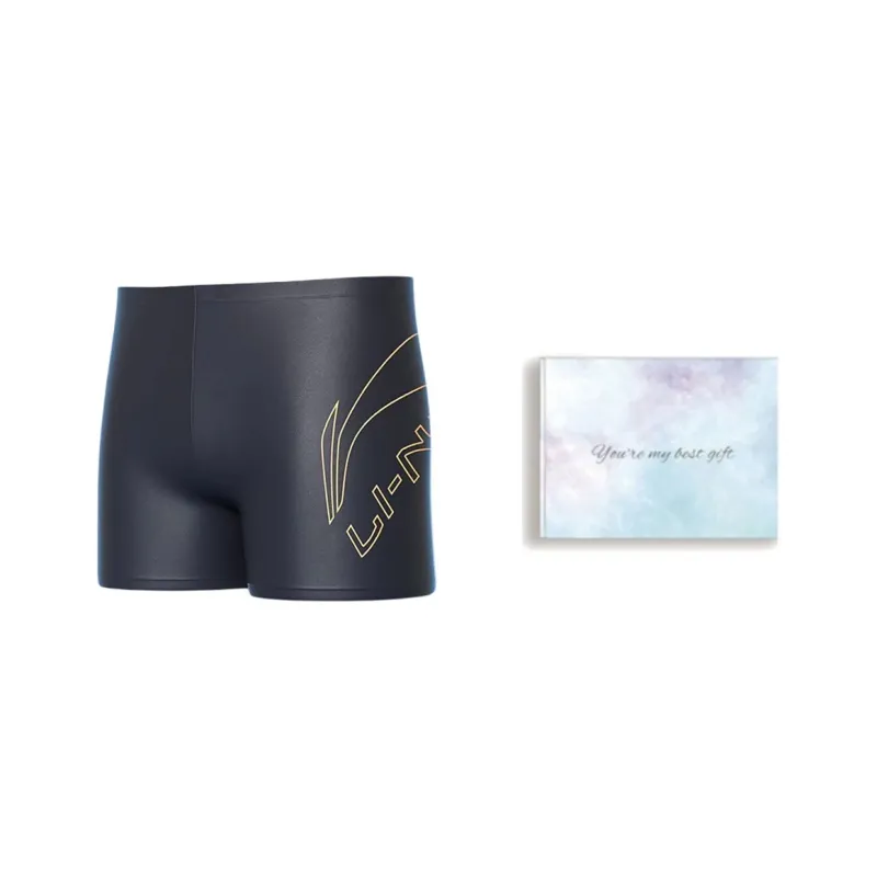 LiNing Swimming Shorts Men's Black-259