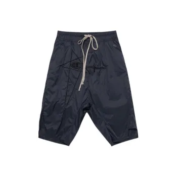 Rick Owens X Champion Sports Shorts Unisex Black
