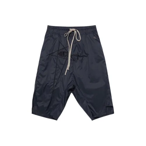 Rick Owens X Champion Sports Shorts Unisex Black