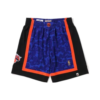 A BATHING APE X Mitchell & Ness New York Knicks Shorts