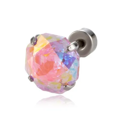 KwOnline Titanium Steel Stud Earrings Unisex-2