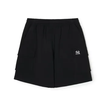 MLB New York Yankees Cargo Shorts Unisex Black