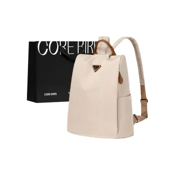 CORE BIRD Oxford Backpack Women's Apricot/Elegant Black/Coffee Brown