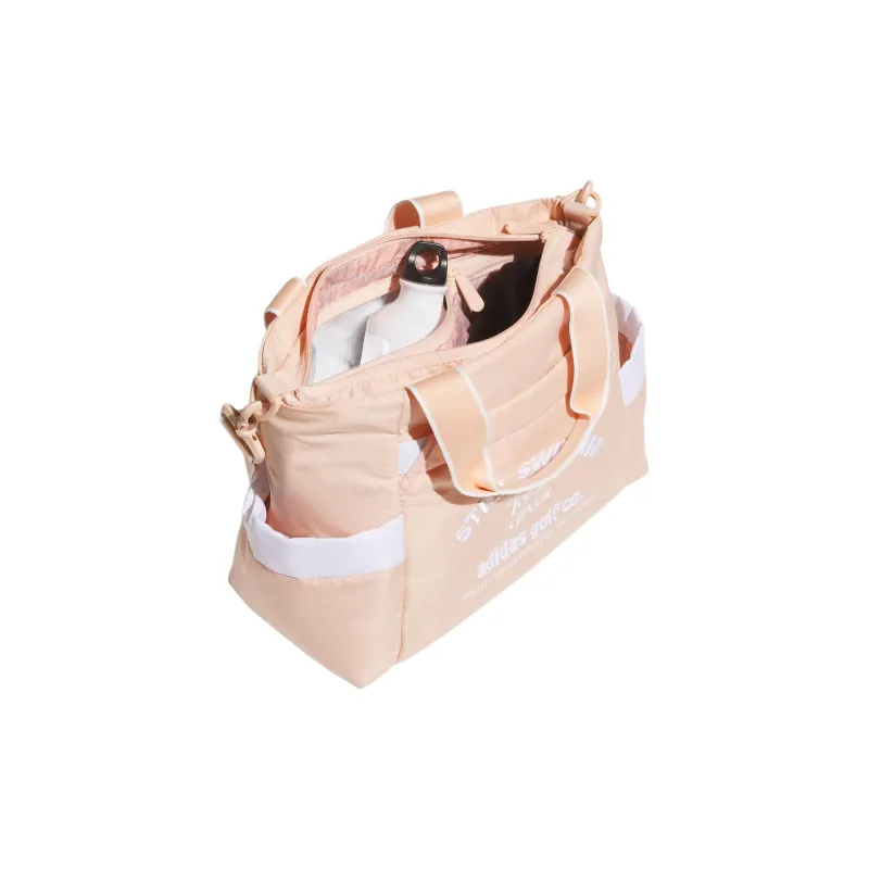 Adidas Recycled Polyester One Shoulder Handbag Unisex Coral Pink-3