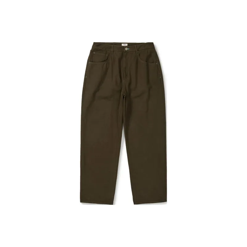 Mmlg SS25 Casual Pants Unisex Brown-0