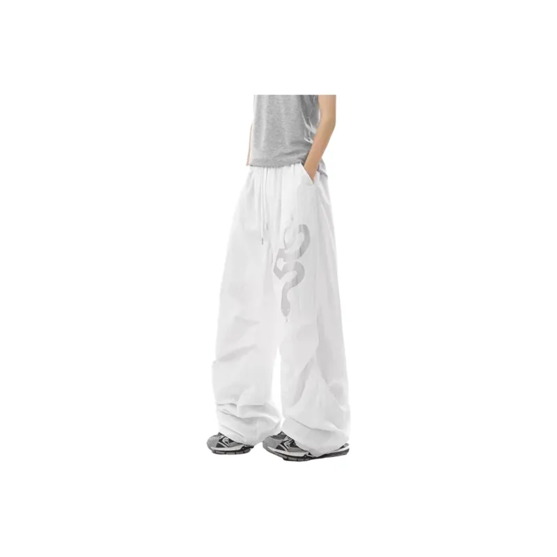 FA2LO Casual Pants Unisex Black-12