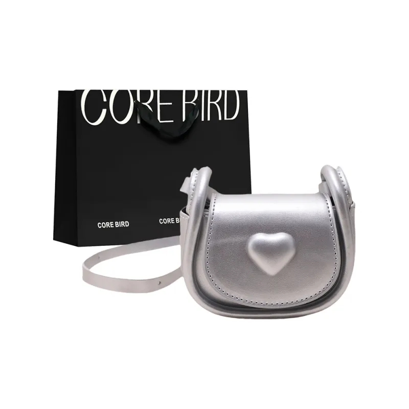 CORE BIRD PU Crossbody Bag, Shoulder Bag Mini Women's White/Silver/Pink/Green-7