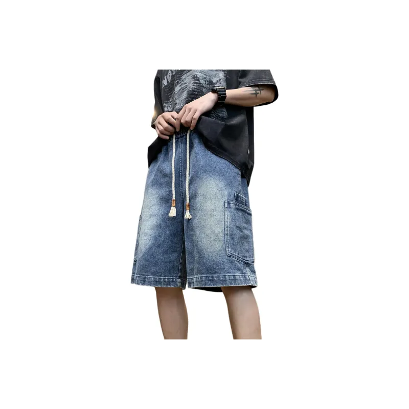 A/2/8/T Denim Shorts Unisex-3