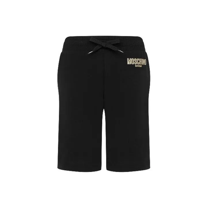 MOSCHINO Logo Embellished Drawstring Shorts-0