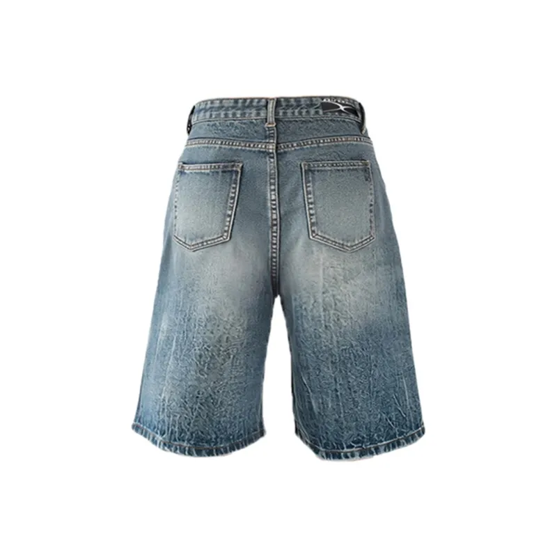 REMODUTION Denim Shorts Unisex-1