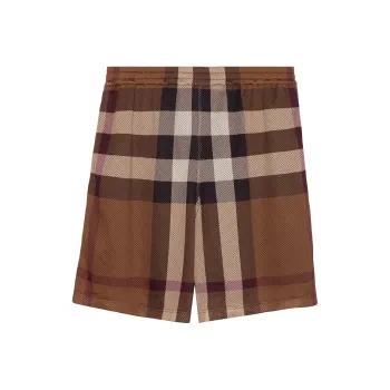 Burberry Check Mesh Bermuda Shorts