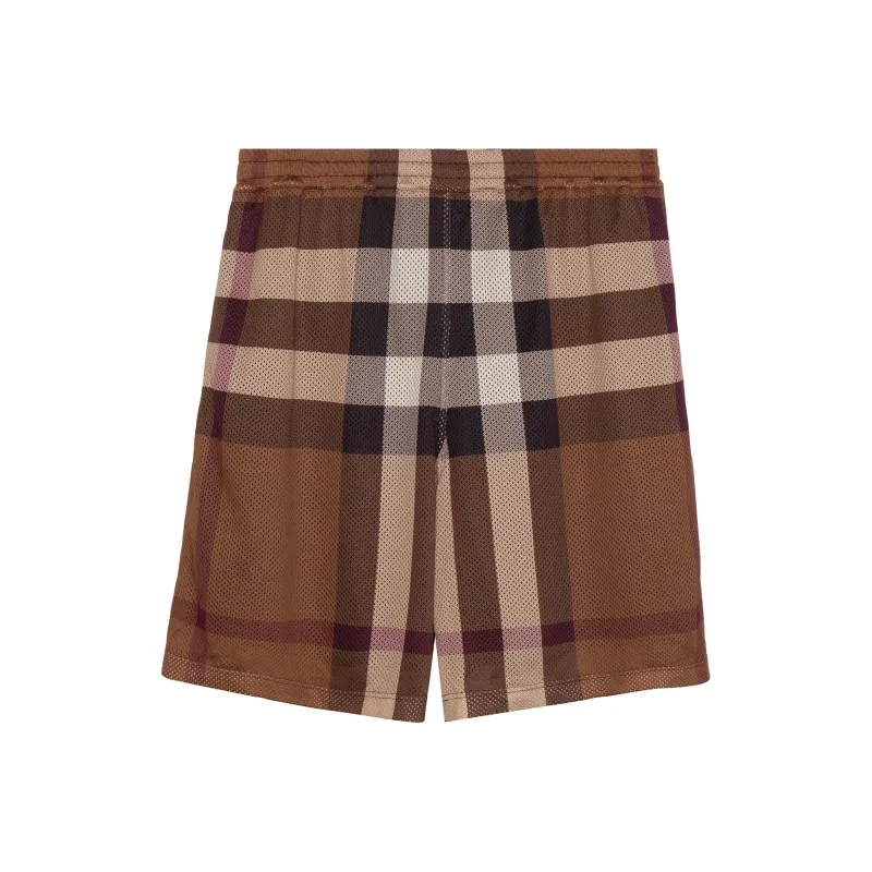 Burberry Check Mesh Bermuda Shorts-0