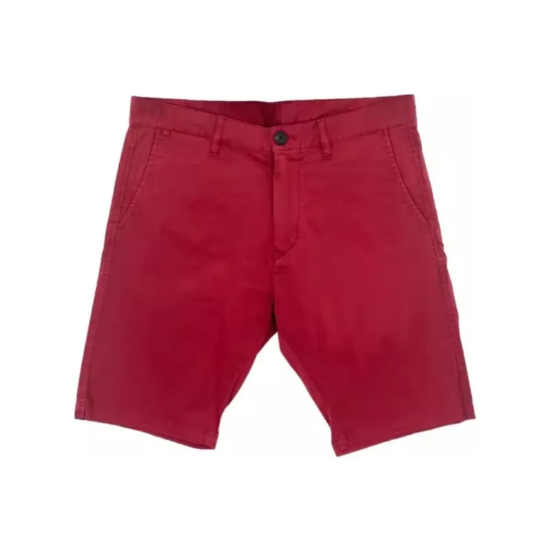 ARMANI JEANS Denim Shorts Men's Red-0