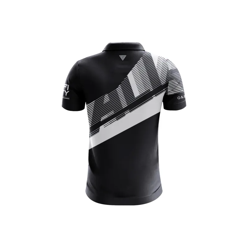 CORALIAN Polo Shirt Men's Black/White-1