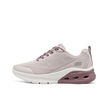 Skechers Bob's Breathable And Wear resistant Low Top Running Shoes Women's Nude Pink