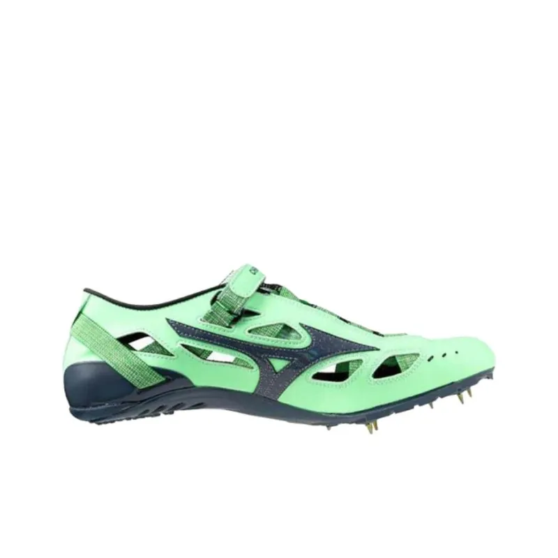 Mizuno ChronoInx JAPAN Anti Slip Wear Resistant Low Top Track & Field Competition Running Shoes Unisex Green-1