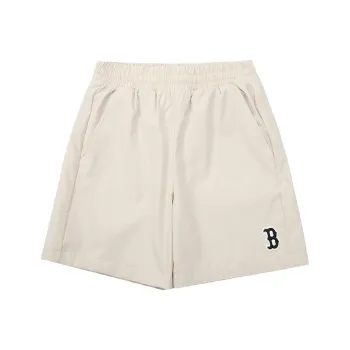 MLB Casual Shorts Unisex Cream White