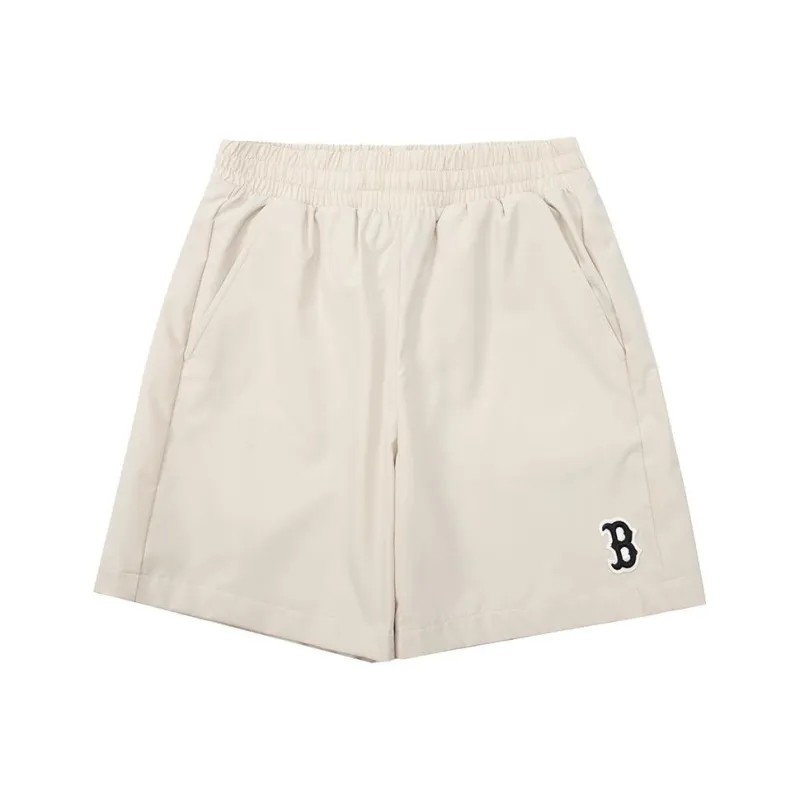 MLB Casual Shorts Unisex Cream White-0
