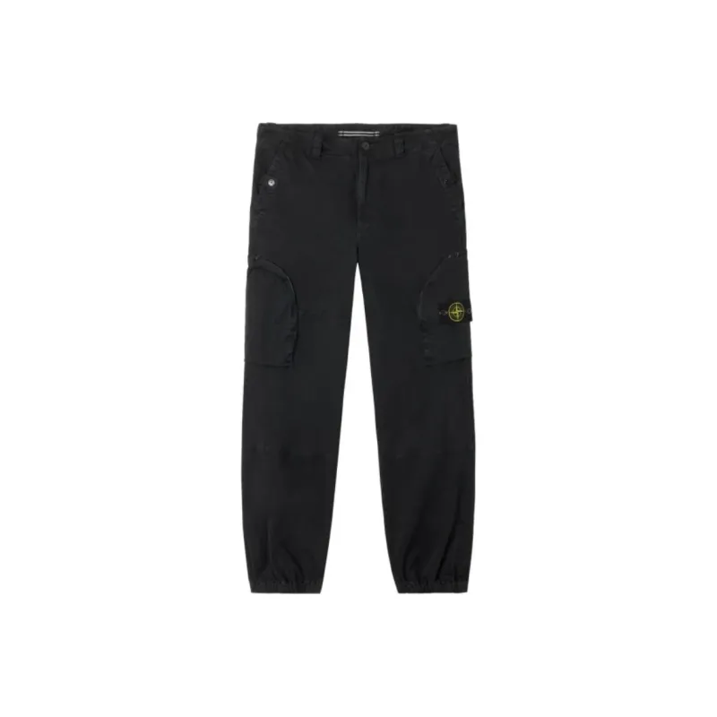 STONE ISLAND Casual Pants Men's Black-0