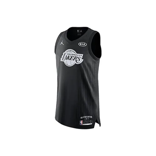 Jordan Basketball Jerseys NBA Kobe Bryant All Star Edition Authentic Jersey AU Player Edition Kobe Men's Black